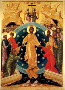 Икона Христос Воскресе