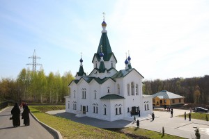 В Никольском соборе Нижнего Новгорода торжественно встретили икону святой блаженной Матроны Московской с частицей мощей