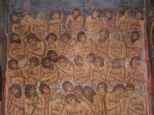 40 Севастийских мучеников фрагмент храмовой росписи